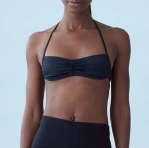 Nu Swim | NWT Black Jazz Top Bikini Top Size Small
